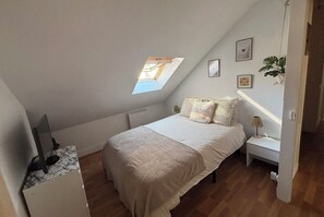2 bedrooms, iron/ironing board, WiFi, bed sheets - T3 apartment in city center (Le Mans)