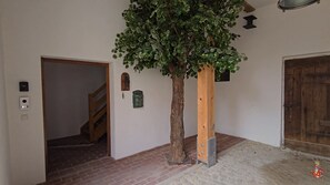 Interior - Historic horse stable in the center of Weißenburg (Weißenburg in Bayern)