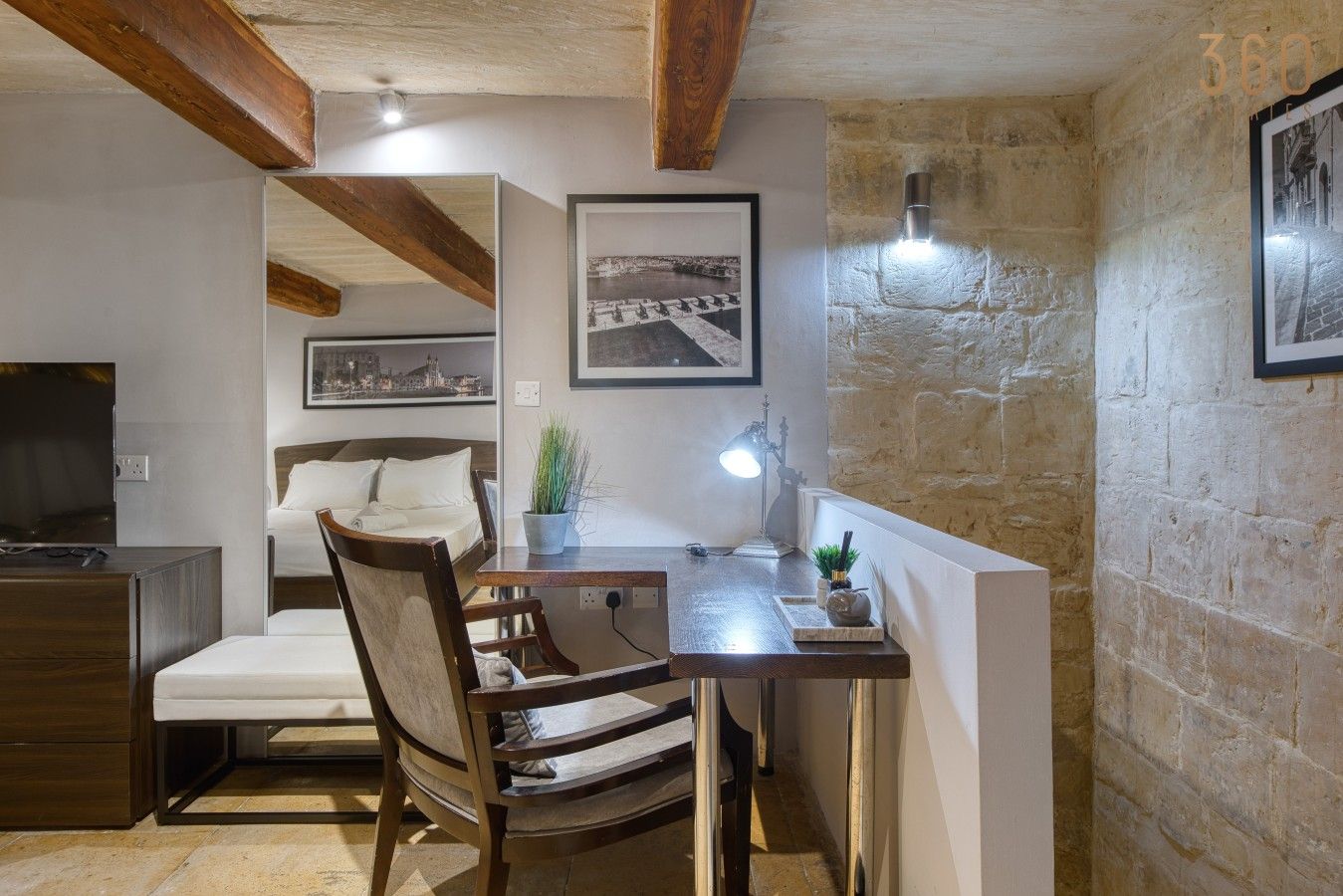 Desk, iron/ironing board, travel crib, WiFi