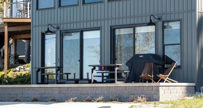 Obsidian Shores Waterfront House on Crystal Lake with Private Beach Access