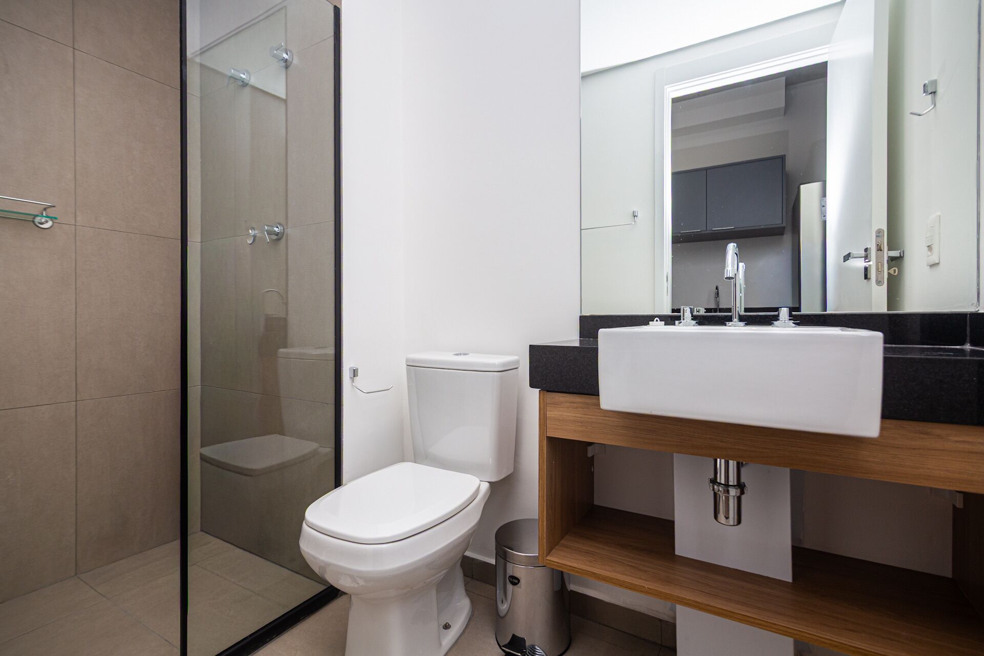 Standard Studio, Balcony | Bathroom | Shower, rainfall showerhead, free toiletries, towels
