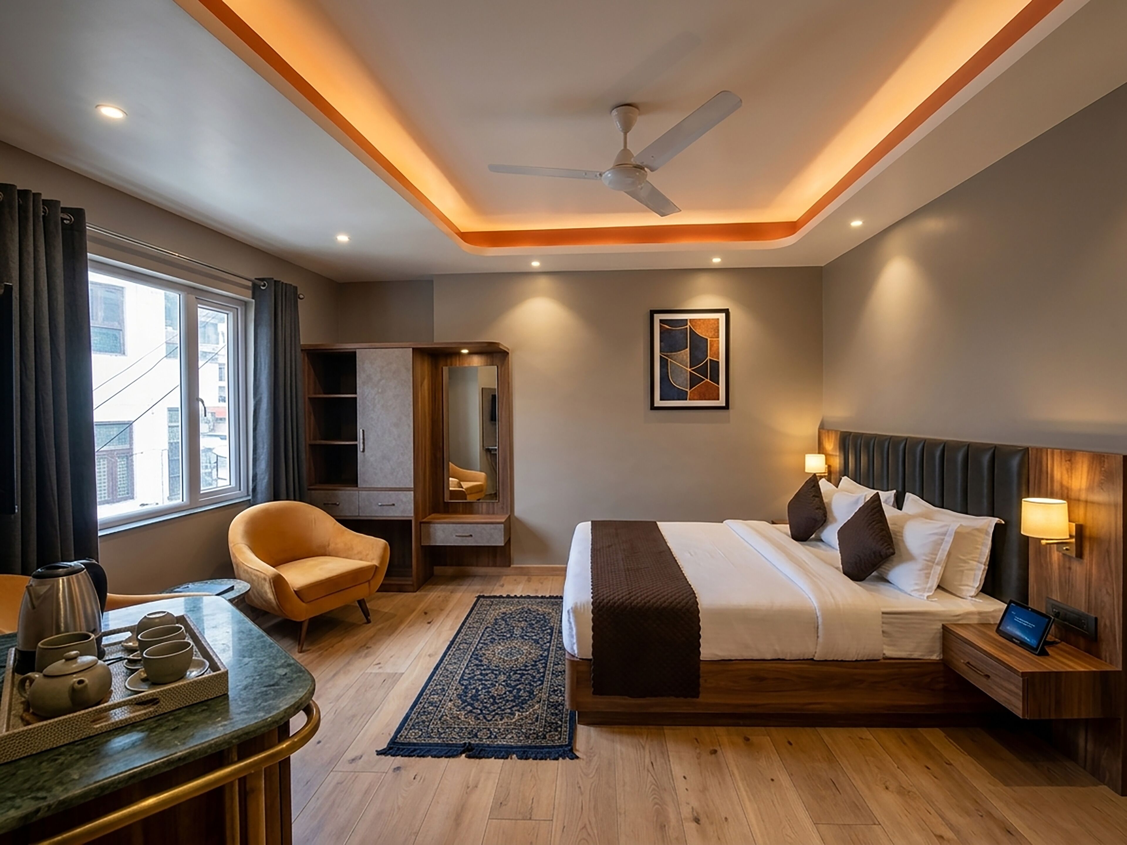 Phòng đôi Deluxe | Két bảo mật tại phòng, bàn, phòng cách âm, bàn ủi/dụng cụ ủi quần áo 
