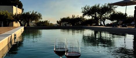 Seasonal outdoor pool