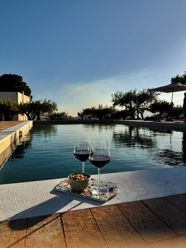 Seasonal outdoor pool