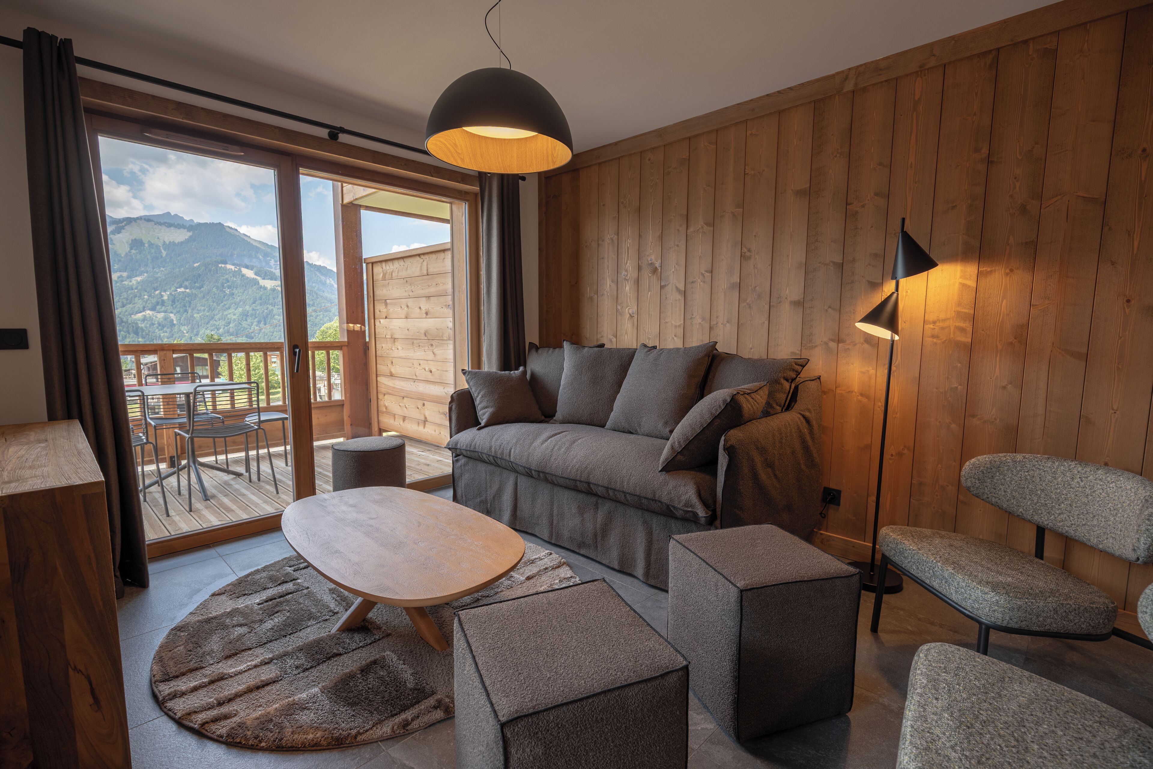 Departamento, balcón | Área de sala de estar