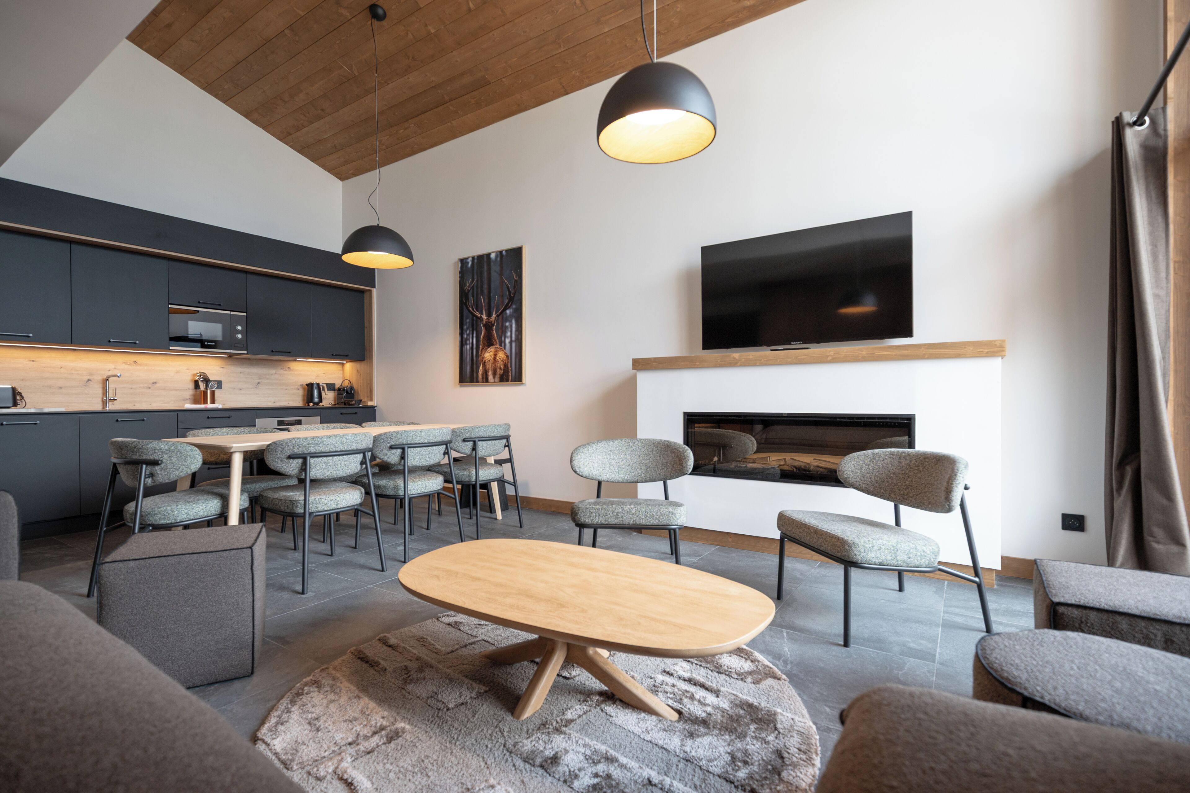 Departamento, balcón | Área de sala de estar