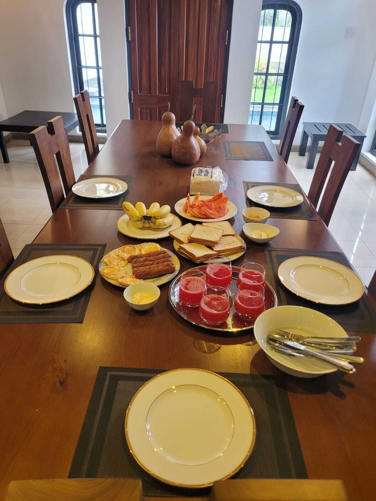 Engelsk morgenmad hver dag mod et gebyr