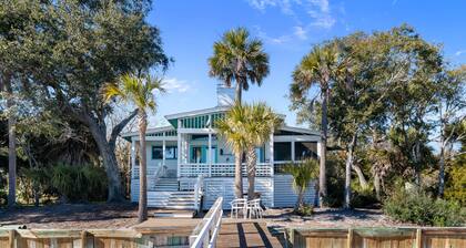 Goat Island Haven on Intercoastal Waterway and only accessed by boat.