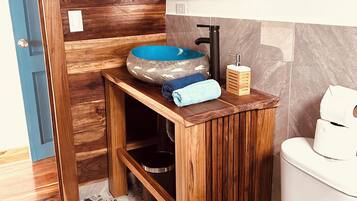Chambre Double Deluxe, vue mer | Salle de bain