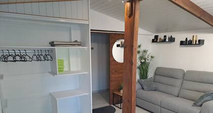 Chalet avec terrasse, piscine et parking Ă Audenge