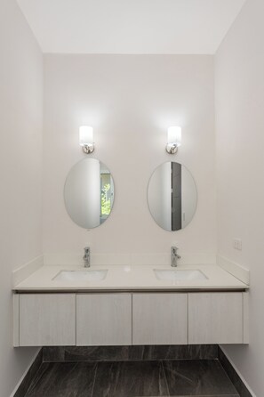 Bathroom - Modern La Caleta Retreat • Walk to the Beach (Coco)