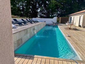 Pool - Vacation Home “Villa in the Countryside with Private Pool”, Wi-Fi & Air Conditioning (Beleymas)