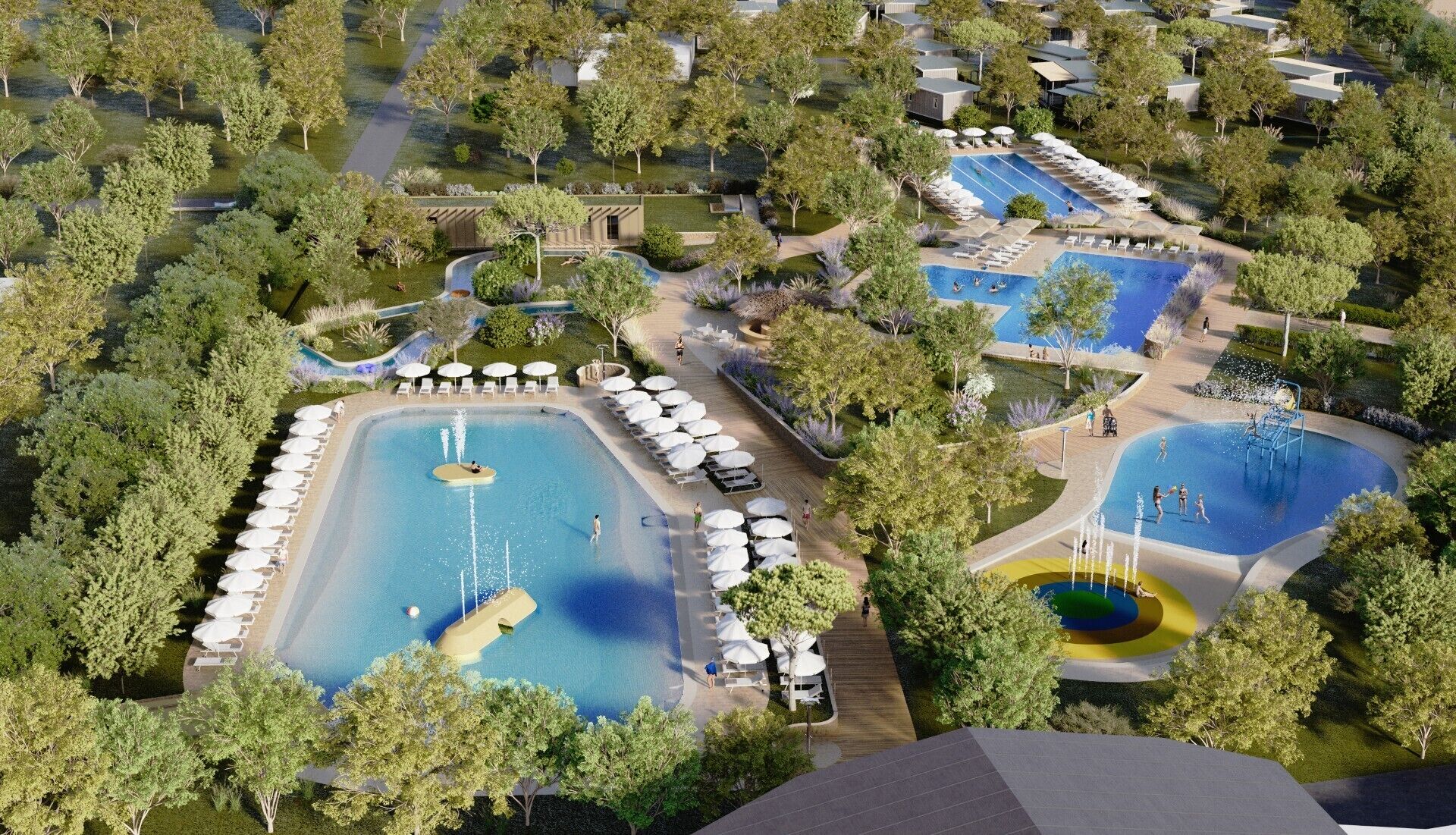 Seasonal outdoor pool