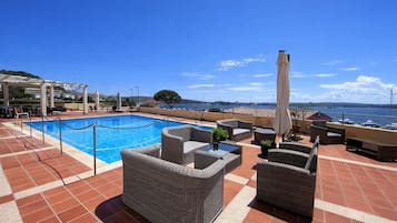 Double Room, Balcony | Pool | Seasonal outdoor pool