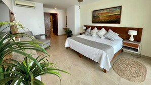 3 bedrooms, iron/ironing board, WiFi, bed sheets - Exclusive Beachfront Luxury Apartment in La Cruz de Huanacaxtle (Cruz de Huanacaxtle)
