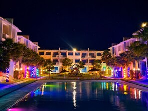 Pool - Apartment in Mansouria - Swimming pool, Terrace and Ocean view (El Mansouria)