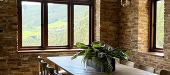 Luxury house in front of the valley, 20 minutes from Las Catedrales beach.