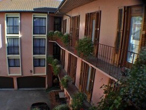 Room, Shared Bathroom (PARKING-OFFLINE) | Balcony view - Hotel des 4 Soleils (Aix-les-Bains)