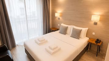 Standard Double Room, Courtyard View | In-room safe, desk, laptop workspace, free WiFi