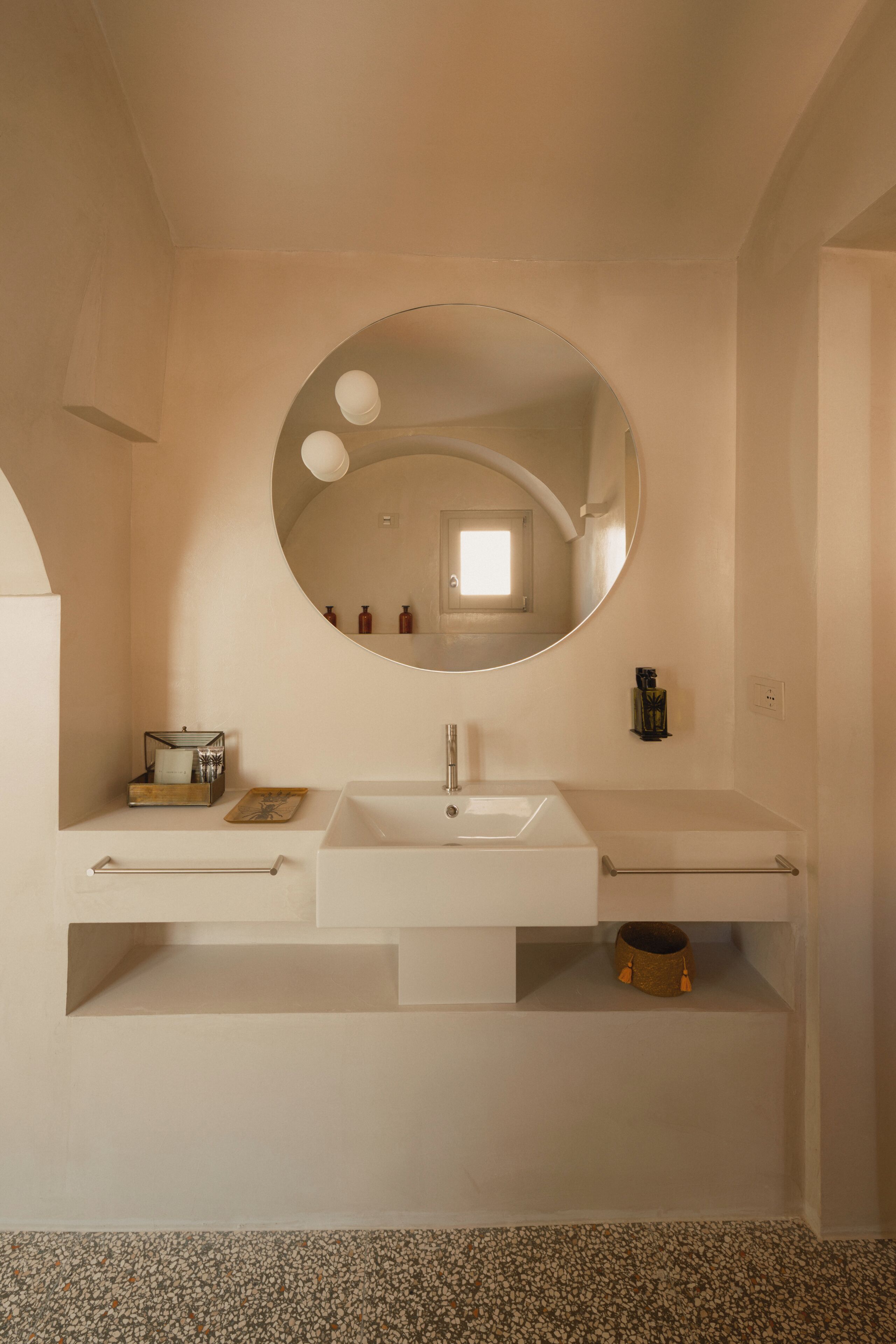Shower, hair dryer, slippers, towels