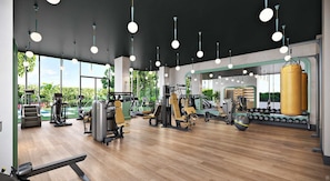 Fitnessbereich