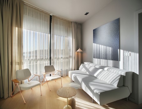 Luxury Apartment, Balcony, Sea View | Living area. Trogir sky view suites