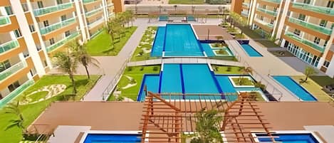 Apartamento | Piscina | 2 piscinas externas