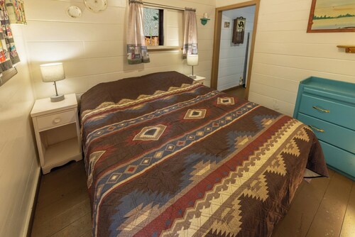Cool Shady Cabin at Camp Layman | Restorative Forest Getaway for Two