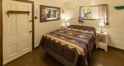 Cool Shady Cabin at Camp Layman | Restorative Forest Getaway for Two