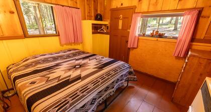 Nimble Squirrel Cabin at Camp Layman | Playful Mountain Retreat with King Bed