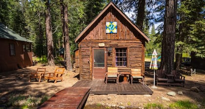 Charming Trout Cabin at Camp Layman | Riverside Family Basecamp with Two Queens
