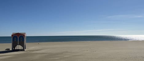 On the beach