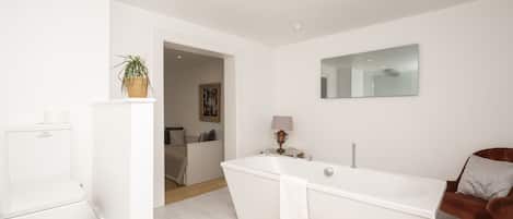 Douche, serviettes fournies