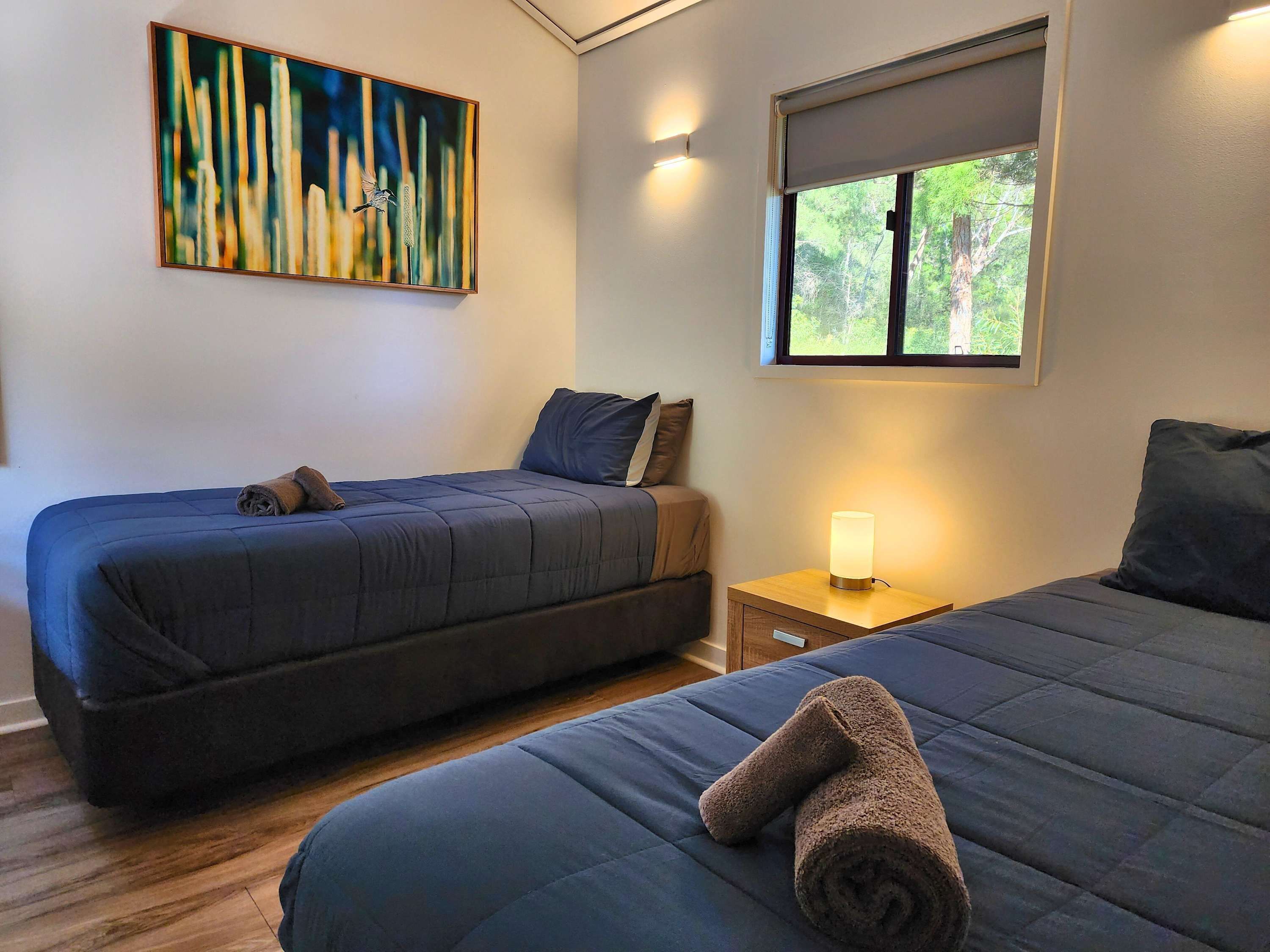 Desk, iron/ironing board, travel cot, free WiFi