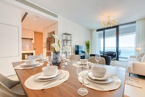Dining - Luxury Sea View 3BR + Maid Apt. at the Address JBR (Dubai)