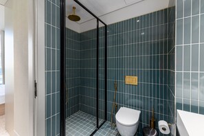 Bathroom - Modern Comfort: 1BR w/ Burj Khalifa View (Dubai)