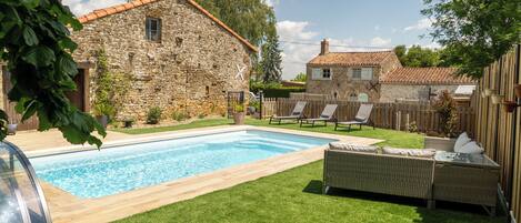 Indoor pool, outdoor pool