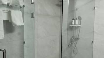 Free toiletries, hair dryer, slippers, towels