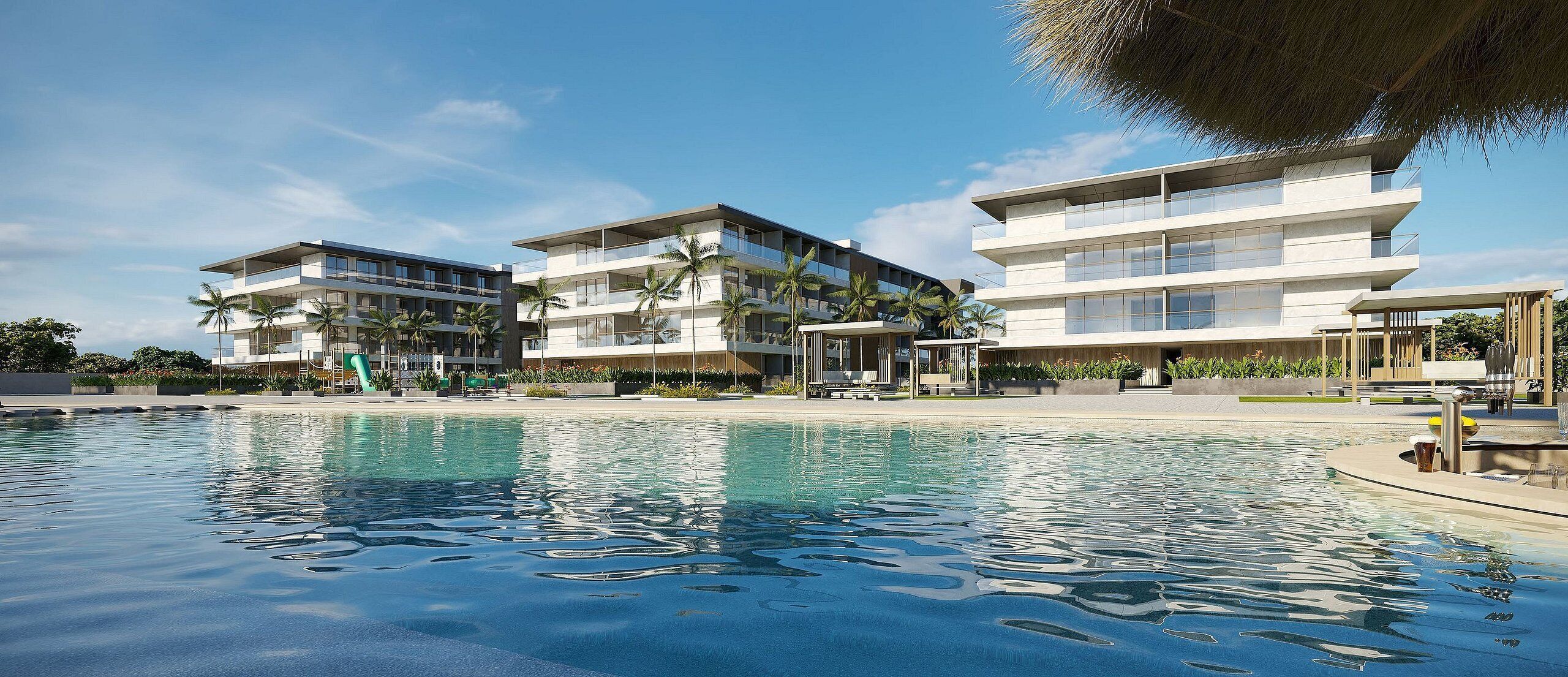 5 indendørs pools, 3 udendørs pools