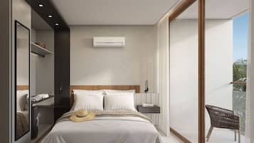 Blackout curtains, iron/ironing board, free WiFi