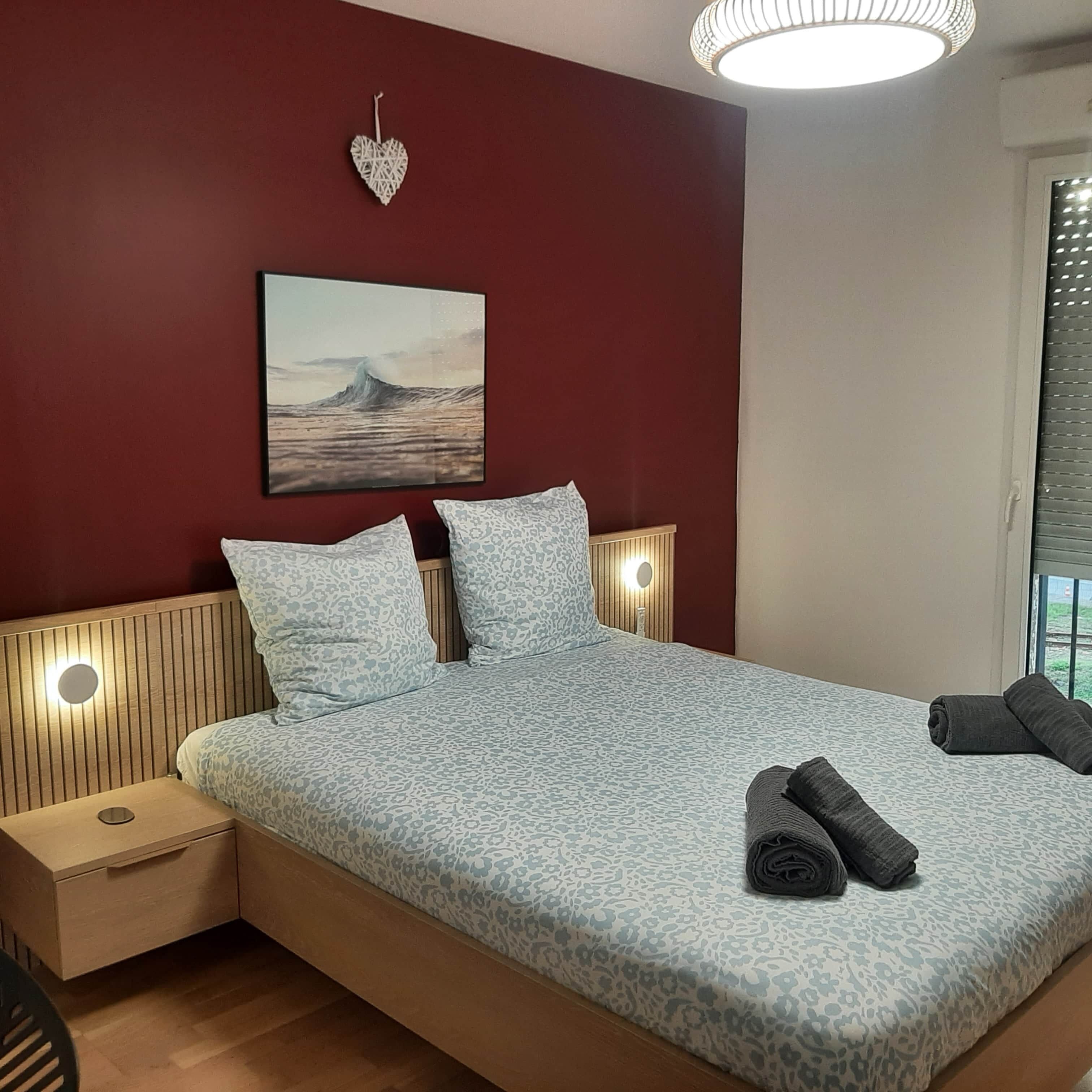 1 bedroom, desk, iron/ironing board, free WiFi