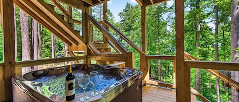 Bain à remous extérieur