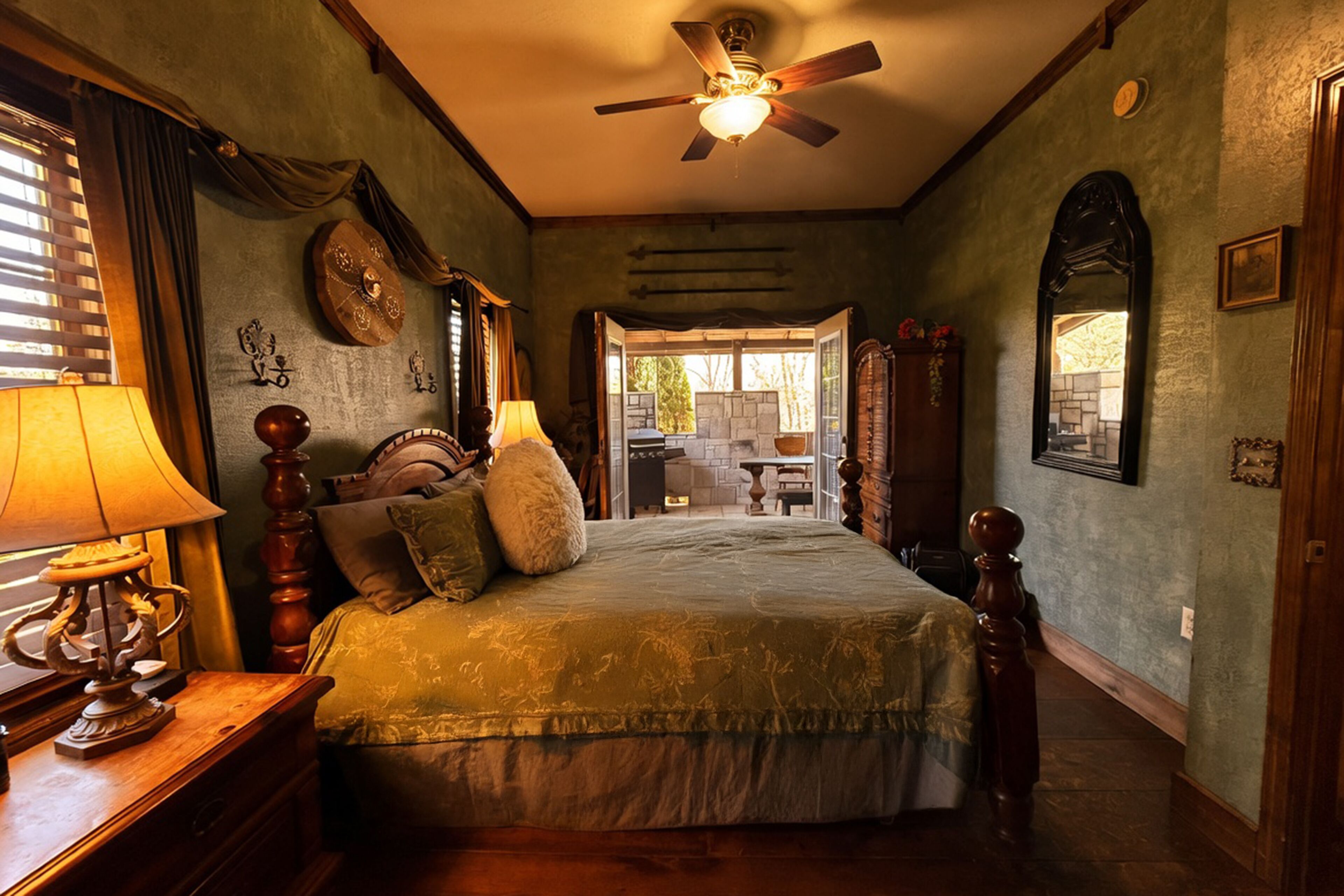 3 bedrooms, iron/ironing board, WiFi, bed sheets
