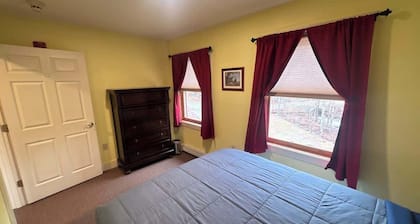 Queen Room in Riverfront Lodge in West Forks