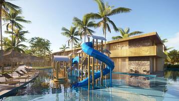3 indoor pools, 3 outdoor pools