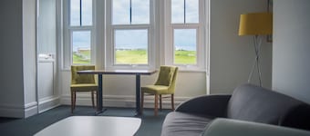 1 bedroom apartment with separate kitchen and living area