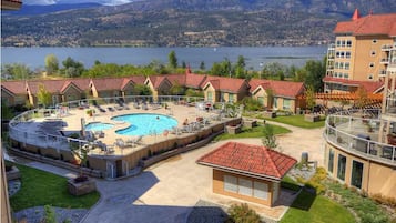 Indoor pool, outdoor pool
