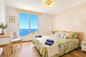 Iron/ironing board, Internet, bed sheets - Sunrise Over the Mediterranean Sea · Swimming Pool (AN)