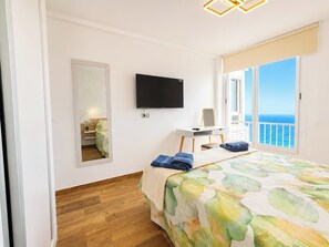 Iron/ironing board, Internet, bed sheets - Sunrise Over the Mediterranean Sea · Swimming Pool (AN)