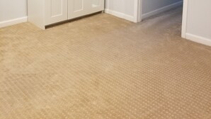 A room with a large white wardrobe, a door leading to another room, and a beige carpet. - Cozy 1-bedroom apartment in  Bethesda (Bethesda)